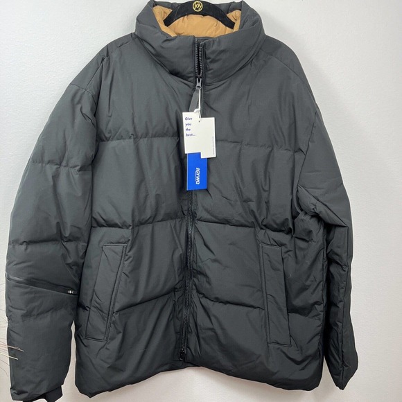 Lightweight Other - IGYWQ Mens Black Winter Down Jacket Ski Winter Warm Lightweight Packable Size XL